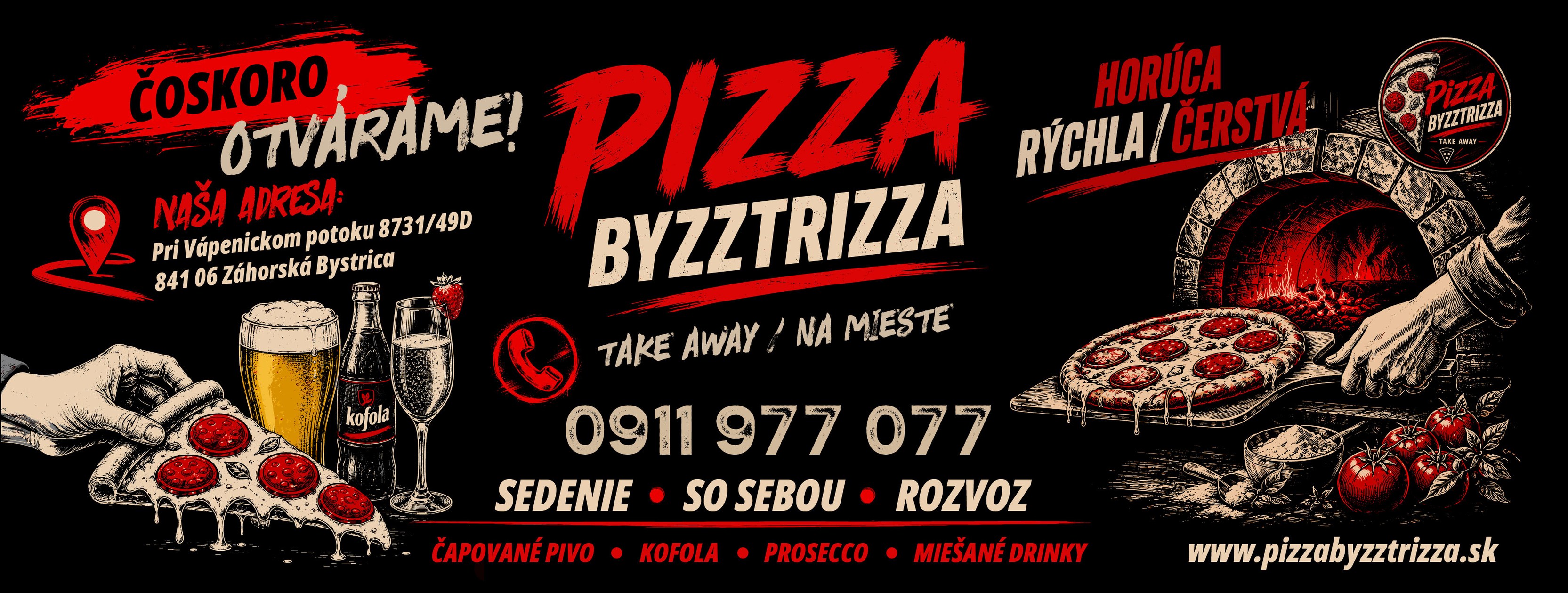 Pizza BYZZTRIZZA Banner