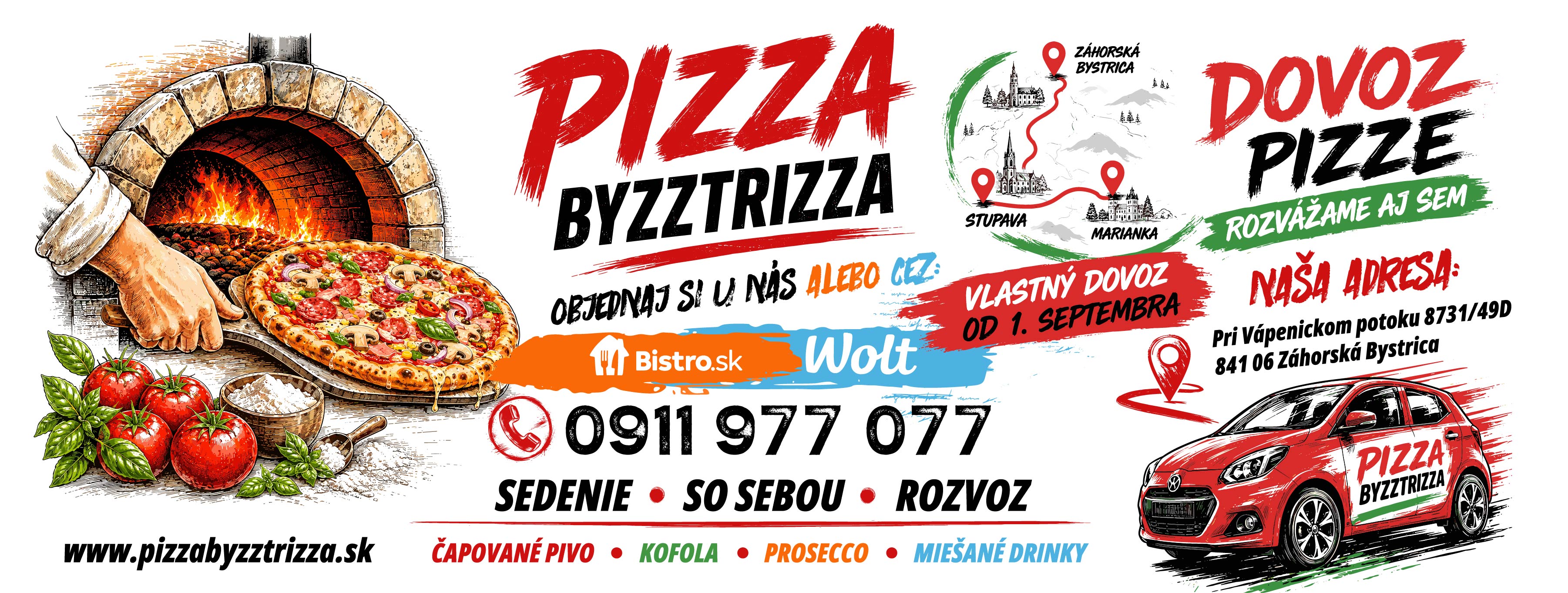 Pizza BYZZTRIZZA Banner